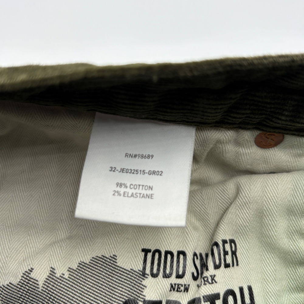 Todd Snyder Slim Fit Stretch Corduroy Pants Mens 31x29 Preppy Casual - Picture 6 of 14